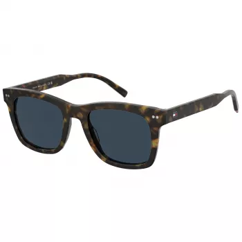 Óculos de sol de homem Tommy Hilfiger TH-2184-S-086 Armação Havana Lentes cinzentas 52mm