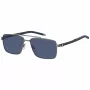 Óculos de sol de homem Tommy Hilfiger TH-2078-S-R80 - armação preta, lentes cinzentas 58/16/145 mm