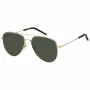 Óculos de sol retangulares de homem Tommy Hilfiger TH2111GSJ5G - armação preta brilhante, lentes cinzentas, 60/16/150 mm