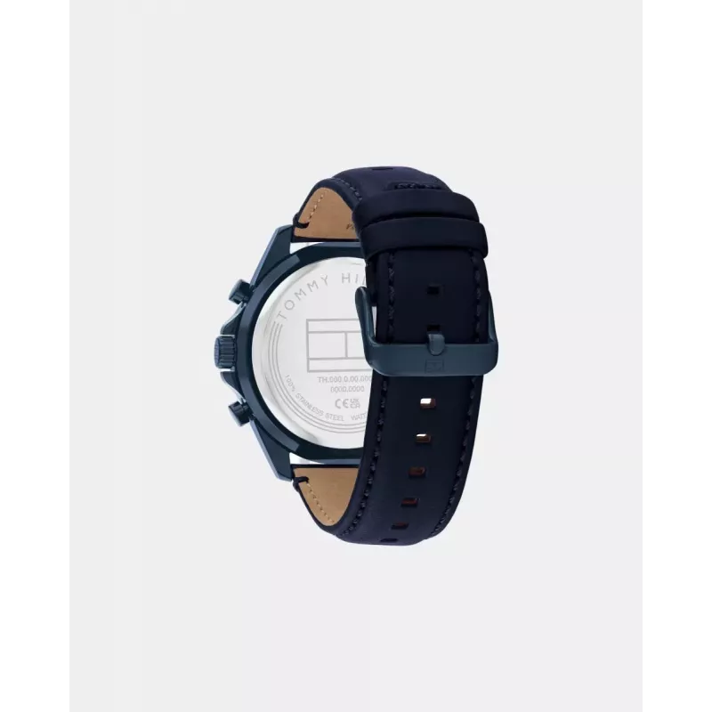 Relógio de homem TOMMY HILFIGER 1710655 48mm aço inoxidável mostrador azul