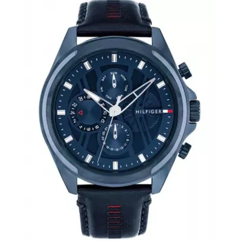 Relógio de homem TOMMY HILFIGER 1710655 48mm aço inoxidável mostrador azul