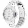 Tommy Hilfiger Relógio de homem 1710695 42mm mostrador azul malha de aço inoxidável