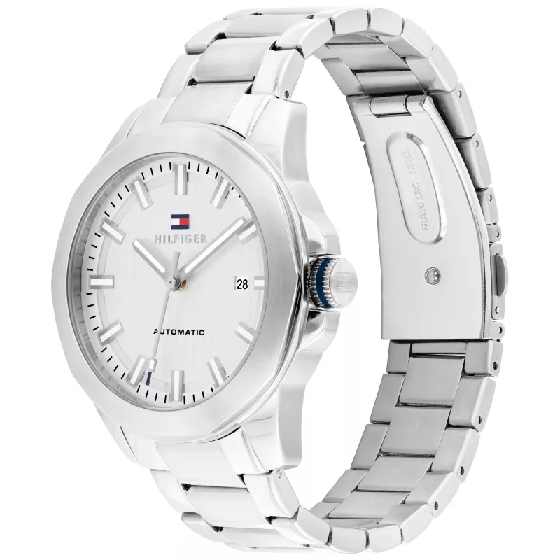 Tommy Hilfiger Relógio de homem 1710695 42mm mostrador azul malha de aço inoxidável