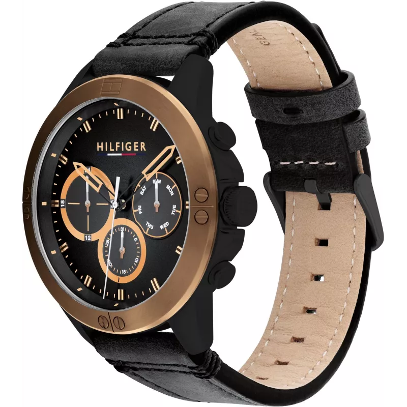 Relógio de homem Tommy Hilfiger 1791893 46mm aço inoxidável mostrador azul
