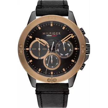 Relógio de homem Tommy Hilfiger 1791893 46mm aço inoxidável mostrador azul