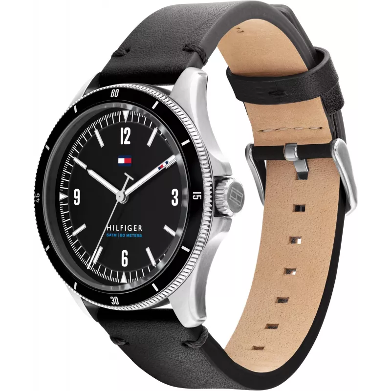 Relógio de homem Tommy Hilfiger 1791904 44mm aço inoxidável mostrador azul