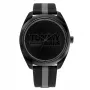 Tommy Hilfiger relógio de homem 1792039 45 mm mostrador azul couro castanho