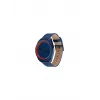 Tommy Hilfiger Relógio Homem 1792041 45 mm Mostrador Azul Pulseira de Pele Castanha