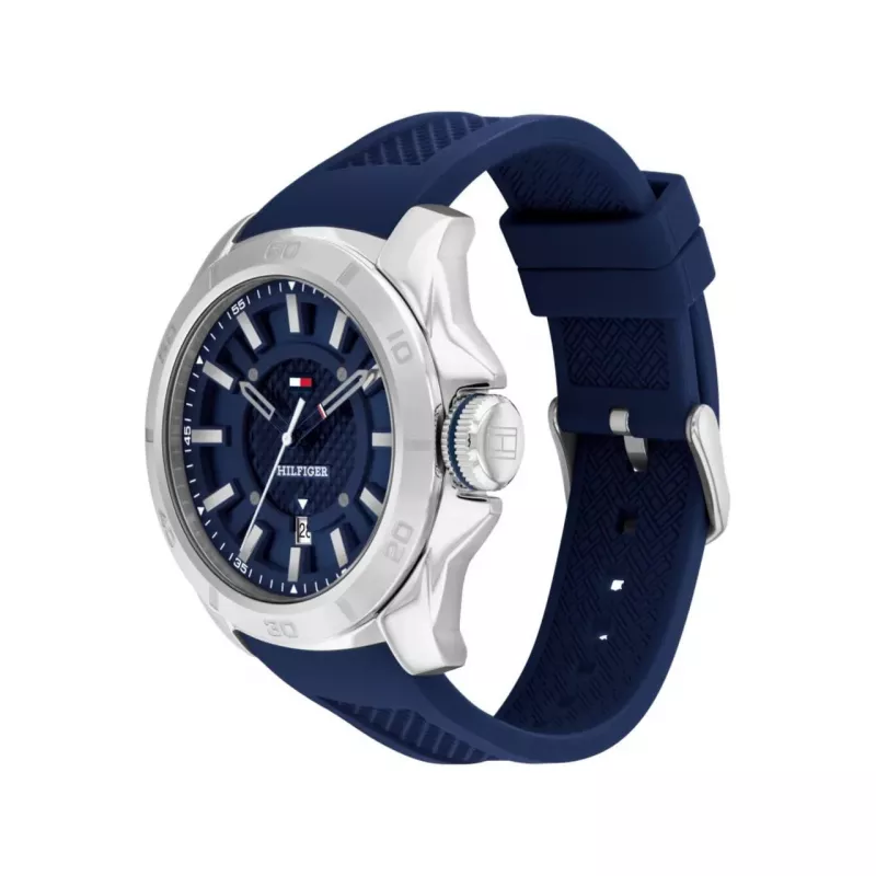 Relógio de homem Tommy Hilfiger 1792134 48mm em aço inoxidável com mostrador azul