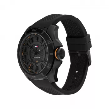 Tommy Hilfiger Relógio de homem 1792137 49mm aço inoxidável mostrador azul cronógrafo