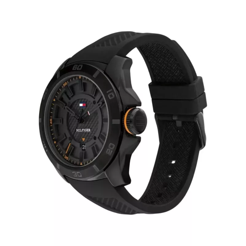 Tommy Hilfiger Relógio de homem 1792137 49mm aço inoxidável mostrador azul cronógrafo