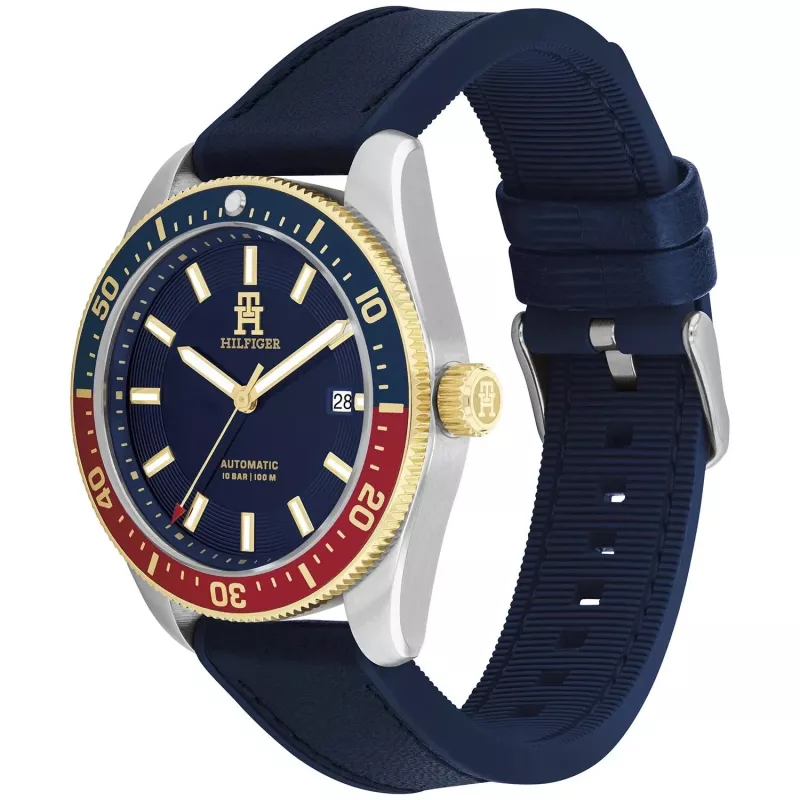 Relógio de homem Tommy Hilfiger 1792141 40mm aço inoxidável mostrador azul