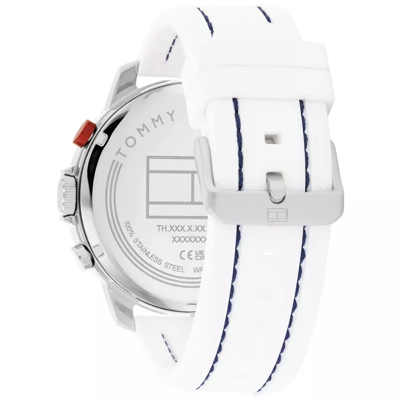 Relógio Tommy Hilfiger de homem 1792148 46mm aço inoxidável mostrador azul