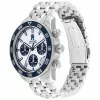 Relógio de homem Tommy Hilfiger 1792157 41mm mostrador azul pele castanha