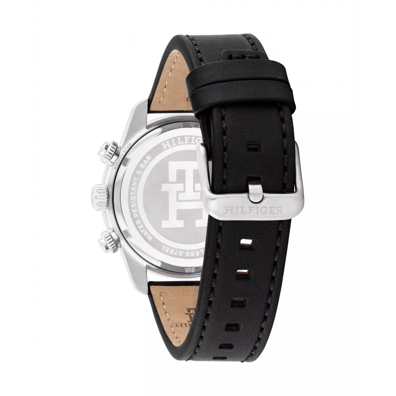 Relógio de homem Tommy Hilfiger 1792162 41mm aço inoxidável mostrador azul pele castanho