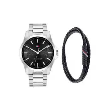 Relógio de homem Tommy Hilfiger 2770191 43mm aço inoxidável mostrador azul