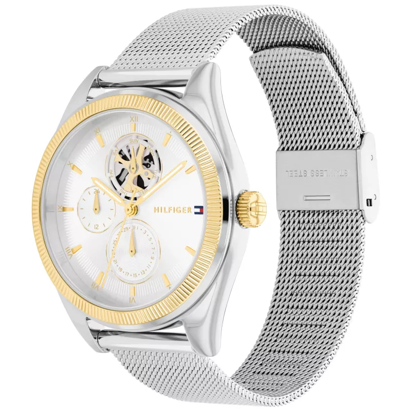 Relógio unissexo Tommy Hilfiger 1782713 38mm aço inoxidável prateado