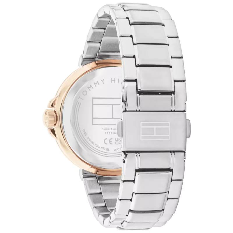 Relógio unissexo Tommy Hilfiger 1782754 38mm Aço inoxidável Couro Azul