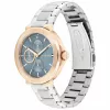 Relógio unissexo Tommy Hilfiger 1782754 38mm Aço inoxidável Couro Azul