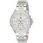 Relógio de quartzo analógico de mulher Tommy Hilfiger 1782222 38mm em aço inoxidável com malha e mostrador azul