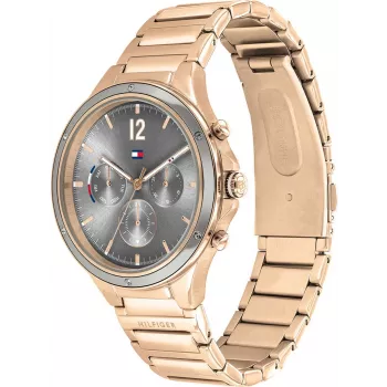 Relógio Tommy Hilfiger de mulher 1782277 relógio de quartzo 38mm prateado aço inoxidável malha