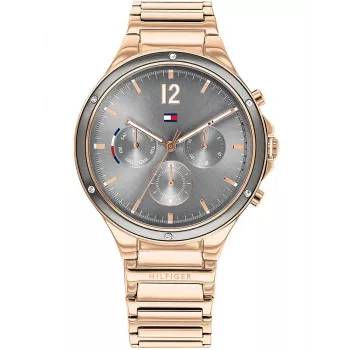 Relógio Tommy Hilfiger de mulher 1782277 relógio de quartzo 38mm prateado aço inoxidável malha