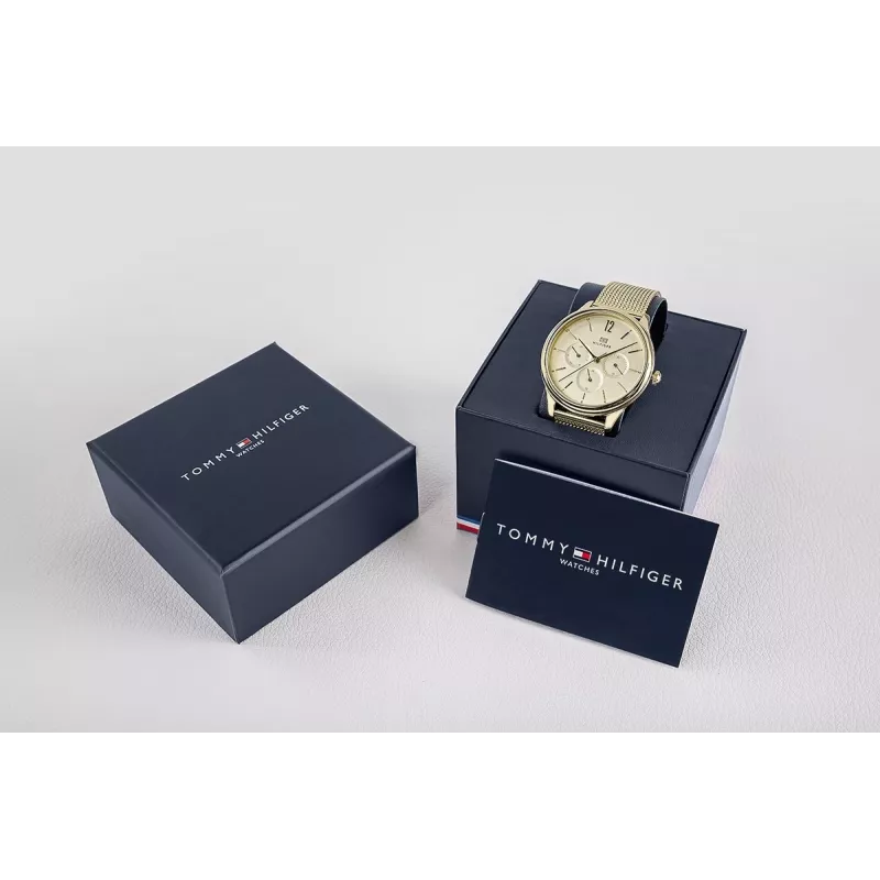 Relógio de mulher Tommy Hilfiger 1782458 quartzo analógico 38mm prateado aço inoxidável