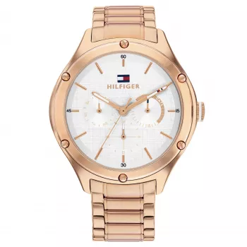 Relógio Tommy Hilfiger de mulher 1782682 aço inoxidável tom dourado 40mm