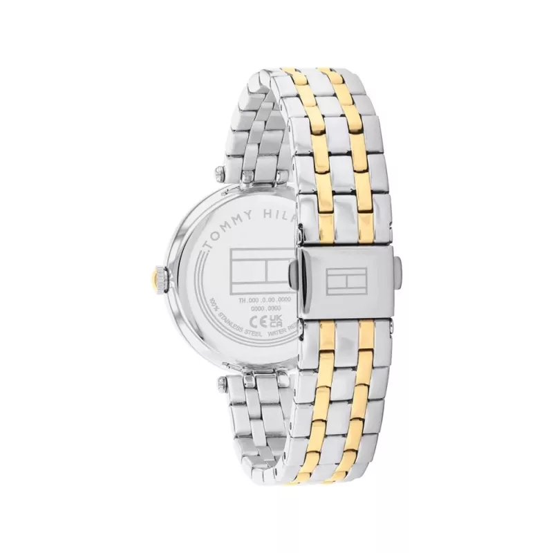 Tommy Hilfiger Relógio de mulher Blake 1782760 Quartzo Analógico 34mm Prateado Aço Inoxidável Mesh