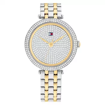 Tommy Hilfiger Relógio de mulher Blake 1782760 Quartzo Analógico 34mm Prateado Aço Inoxidável Mesh