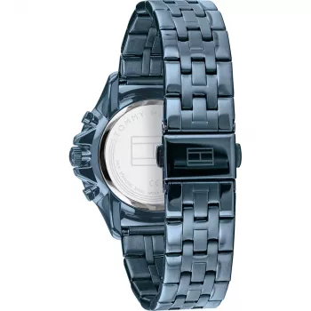 Relógio de quartzo analógico de mulher Tommy Hilfiger Blake 38mm prateado aço inoxidável 1782227
