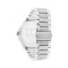 Tommy Hilfiger Relógio de mulher Blake quartzo analógico 40mm prata malha de aço inoxidável 1782657