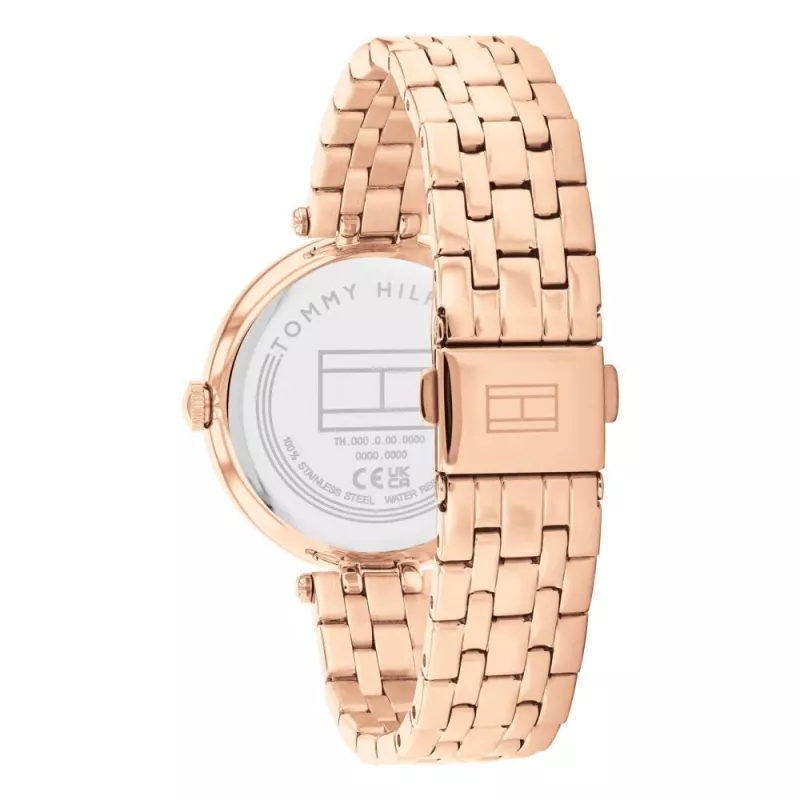 Tommy Hilfiger relógio analógico de quartzo de mulher Casey 1782761 33mm prateado aço inoxidável