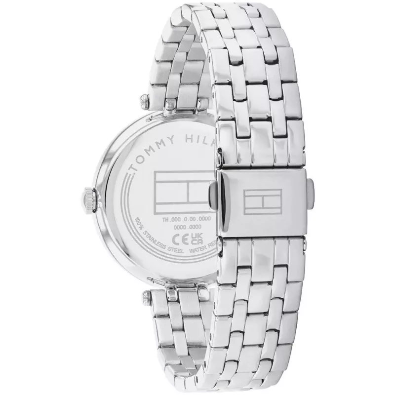 Relógio Tommy Hilfiger de mulher Pippa quartzo analógico 34mm aço inoxidável tom ouro rosa