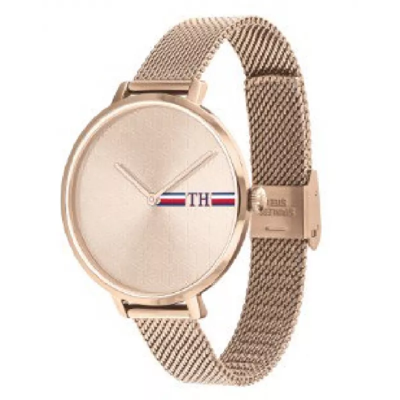 Relógio de quartzo de mulher Tommy Hilfiger Pippa 1782158 38mm prateado aço inoxidável