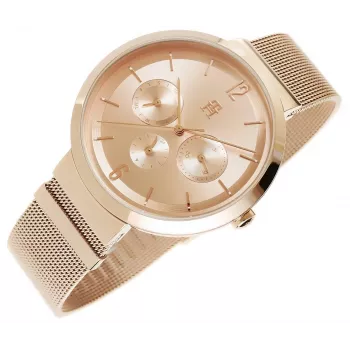 Relógio Tommy Hilfiger mulher Pippa quartzo 1782538 40mm prata aço inoxidável