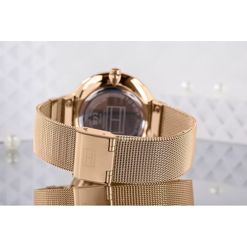 Relógio Tommy Hilfiger mulher Pippa quartzo 1782538 40mm prata aço inoxidável