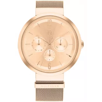 Relógio Tommy Hilfiger mulher Pippa quartzo 1782538 40mm prata aço inoxidável