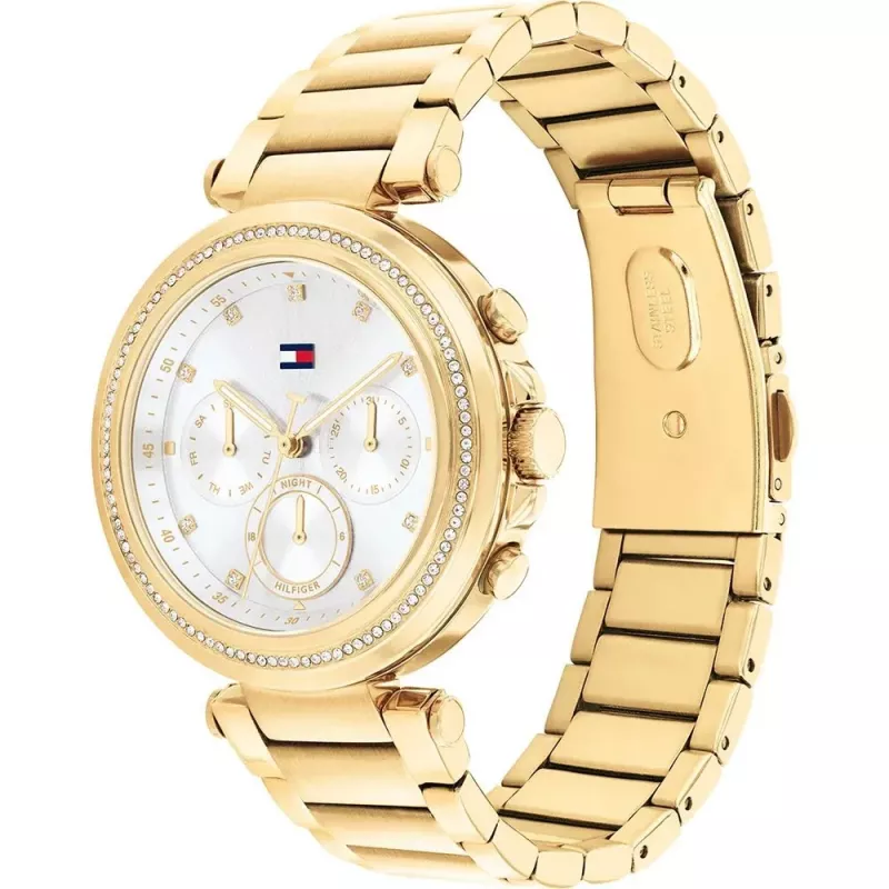 Relógio de quartzo de mulher Tommy Hilfiger Pippa 1782703 38mm bicolor aço inoxidável