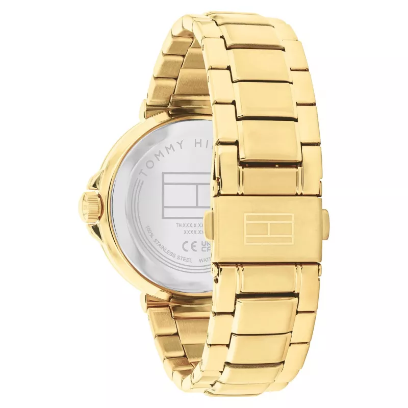 Tommy Hilfiger Relógio de quartzo mulher Pippa 1782755 38mm mostrador prateado bicolor aço inoxidável