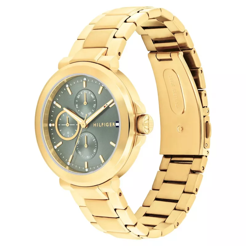 Tommy Hilfiger Relógio de quartzo mulher Pippa 1782755 38mm mostrador prateado bicolor aço inoxidável