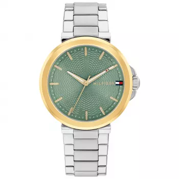 Relógio de quartzo de mulher Tommy Hilfiger Pippa 34 mm prateado aço inoxidável 1782778