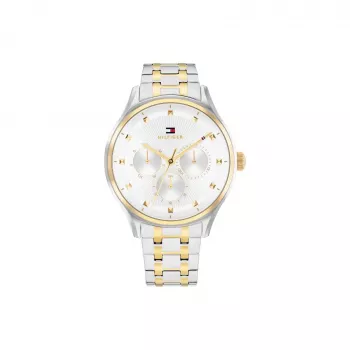 Relógio de quartzo Tommy Hilfiger Pippa para senhora 38mm branco silicone