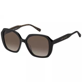 Óculos de sol de mulher Tommy Hilfiger TH-2105-S-7YQ armação de acetato Havana lentes castanhas degradê 54/17/140 mm