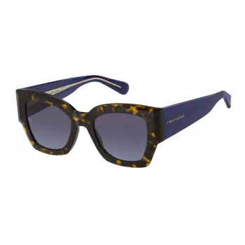 Óculos de sol de mulher Tommy Hilfiger TH-1862-S-086 Cat-Eye - Dark Havana / Brown Gradient