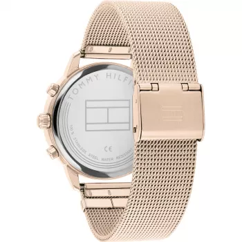 Relógio TOMMY HILFIGER de mulher 1782303 38mm aço inoxidável ouro rosa
