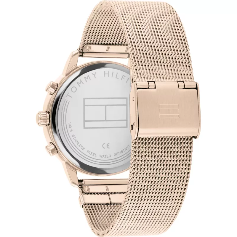 Relógio TOMMY HILFIGER de mulher 1782303 38mm aço inoxidável ouro rosa