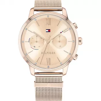 Relógio TOMMY HILFIGER de mulher 1782303 38mm aço inoxidável ouro rosa