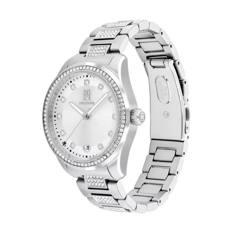 Relógio de mulher TOMMY HILFIGER 1782757 (36mm) - Bracelete de malha de aço inoxidável prateado