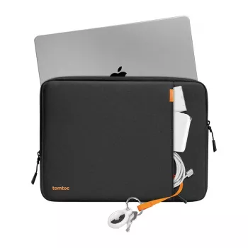 Capa para MacBook TOMTOC Defender-A13 13 inch (preto)